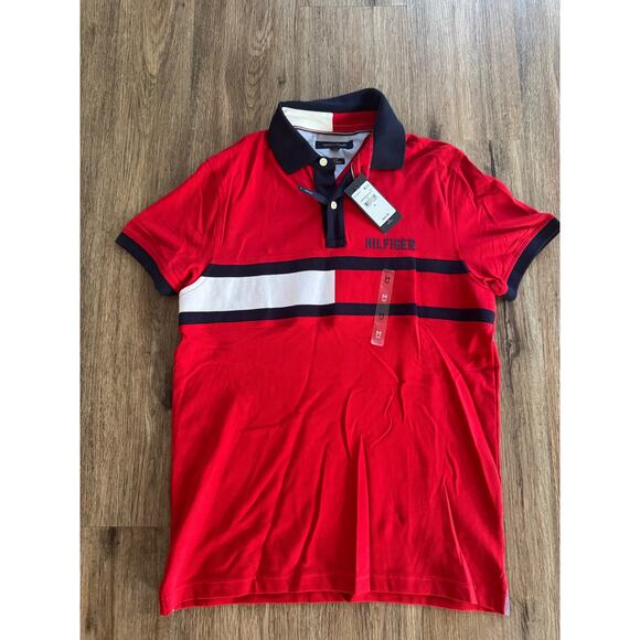 Tommy Hilfiger Men's Custom Fit Holly Polo Shirt - Picture 3 of 5